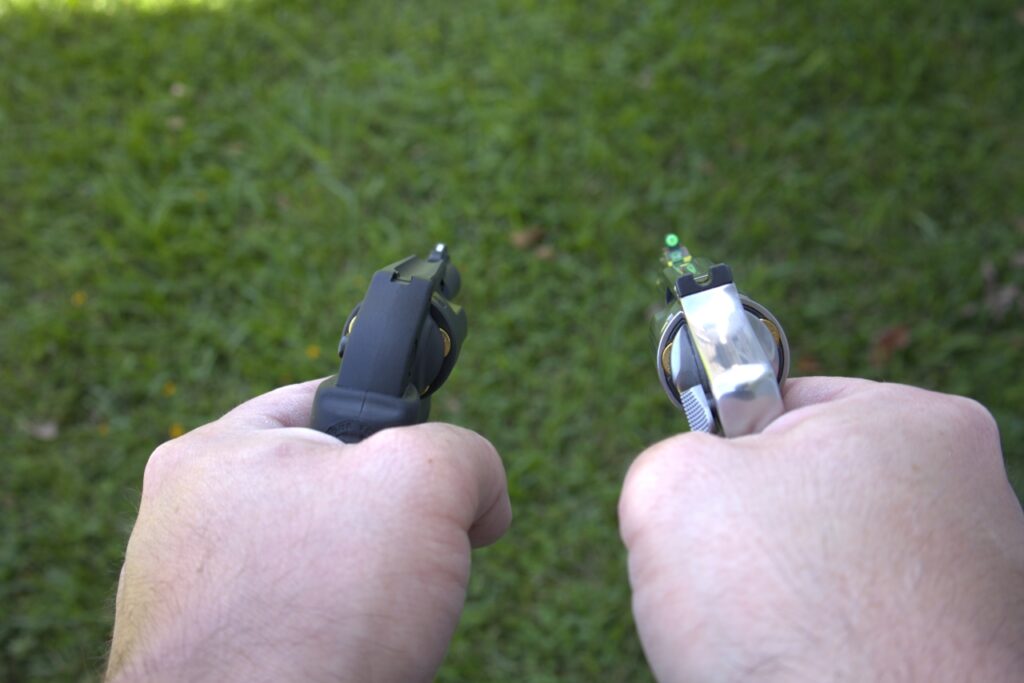 ruger lcr and smith & wesson 940 revolver sight systems